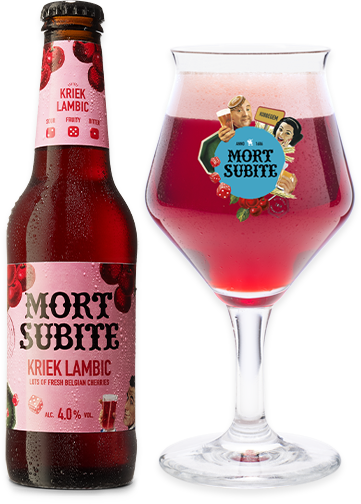 Mort Subite Kriek Lambic — Fruitbier van Brouwerij Mort Subite 25cl