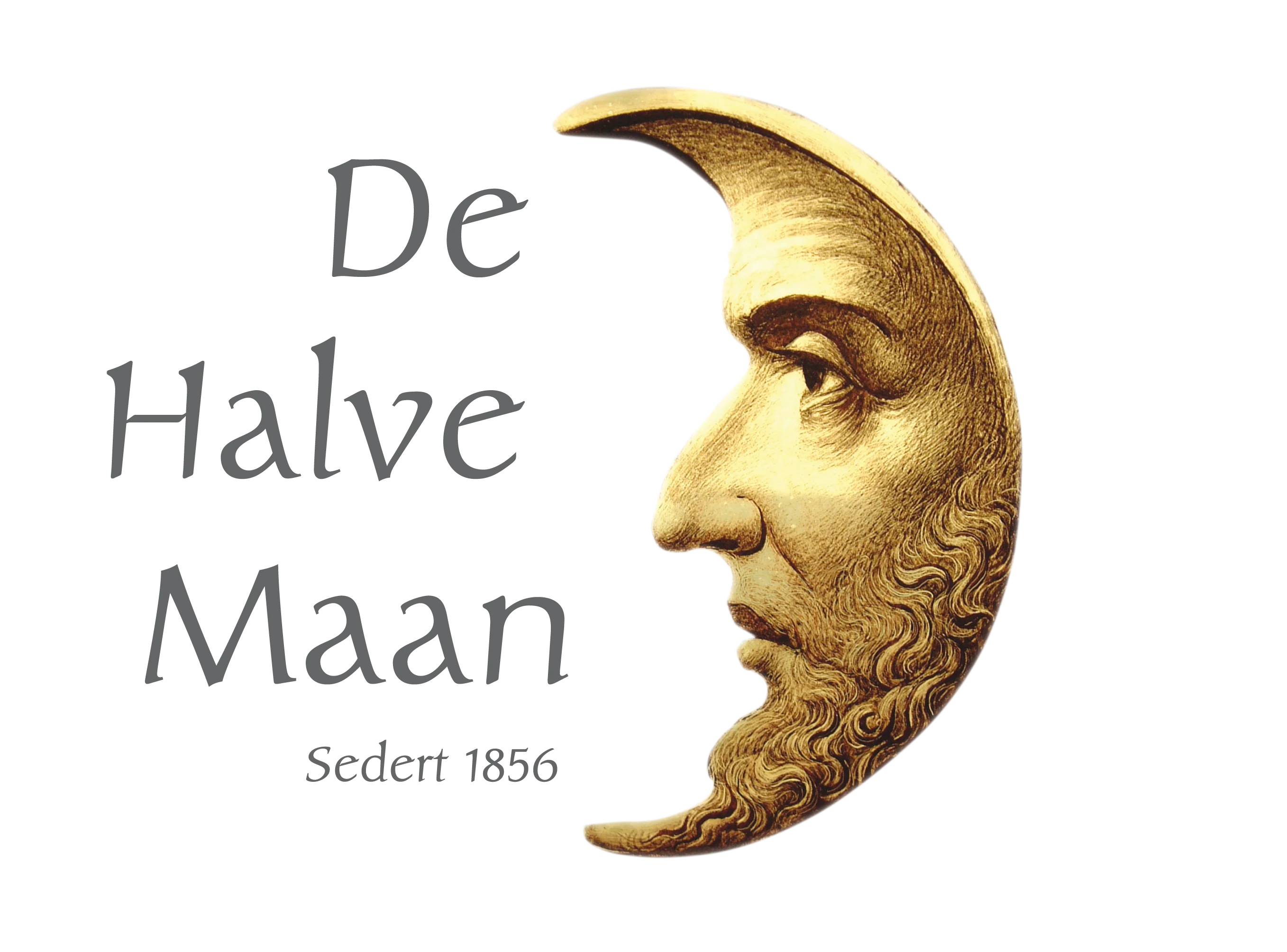 Logo van De Halve Maan uit Brugge, opgericht 1564